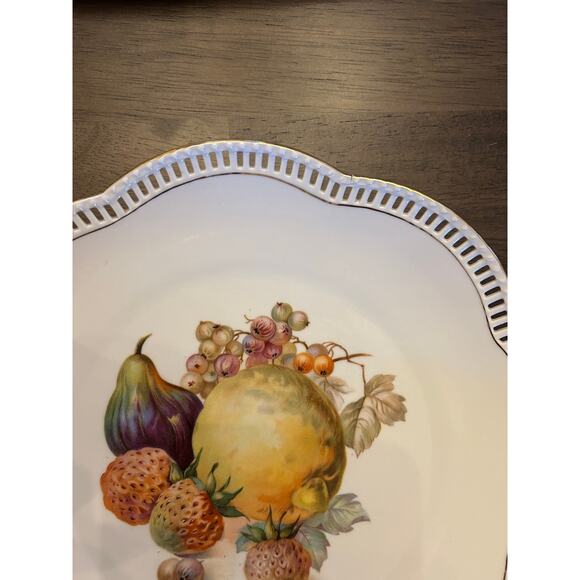 SCHUMANN ARZBERG GERMANY PORCELAIN FRUIT DEPICTION MARKED - Picture 8 of 9